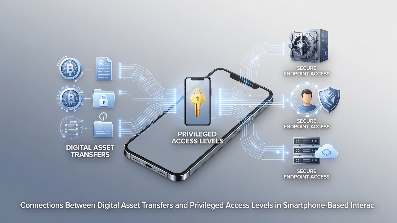 Diagram van toegangsniveaus en asset transfers in gaming