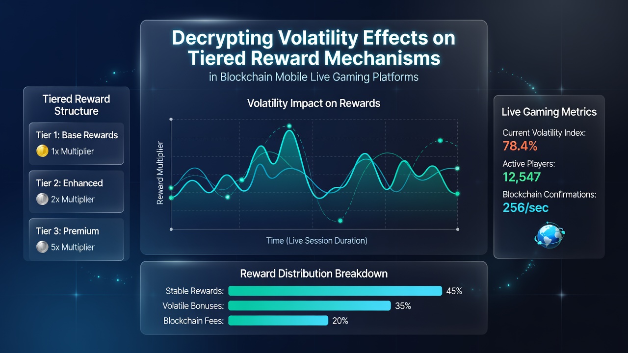 Visualisatie van gelaagde beloningsmechanismen en volatiliteitseffecten in live gaming apps